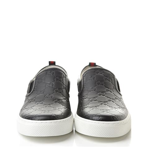 gucci dublin slip on black|Gucci Dublin Slip.